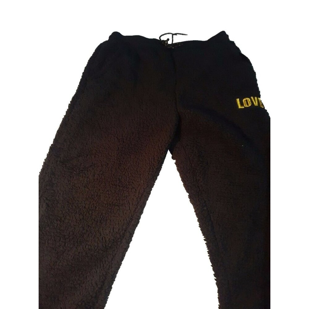 Pants Womens Boundaries Junior's Size XXL 19 High Rise Thick Sherpa Jogger